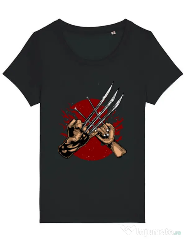 Tricou STANLEY STELLA dama Like father like daughter Negru