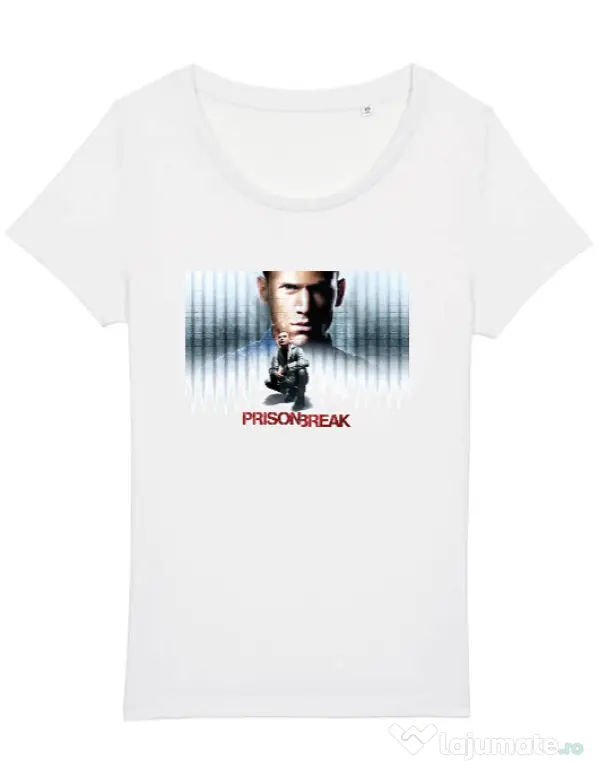 Tricou STANLEY STELLA dama Trapped Alb