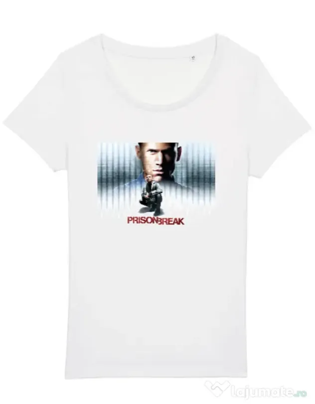 Tricou STANLEY STELLA dama Trapped Alb