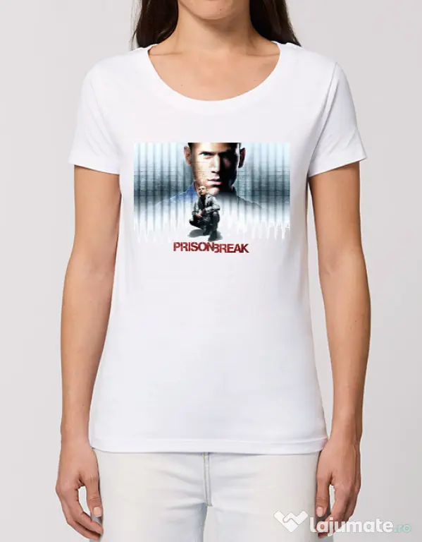 Tricou STANLEY STELLA dama Trapped Alb