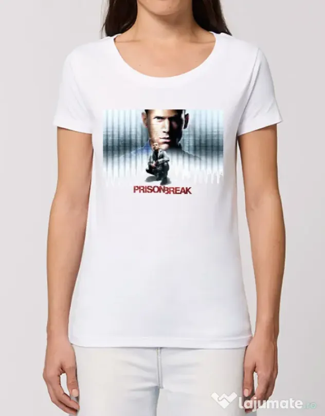 Tricou STANLEY STELLA dama Trapped Alb