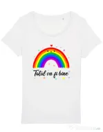 Tricou STANLEY STELLA dama Totul va fi bine Alb