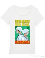 Tricou STANLEY STELLA dama Real super heroes Alb