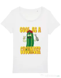Tricou STANLEY STELLA dama Cool as cucumber Alb