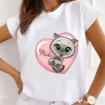 Tricou STANLEY STELLA dama Meow Heart