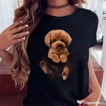 Tricou STANLEY STELLA dama Poodle