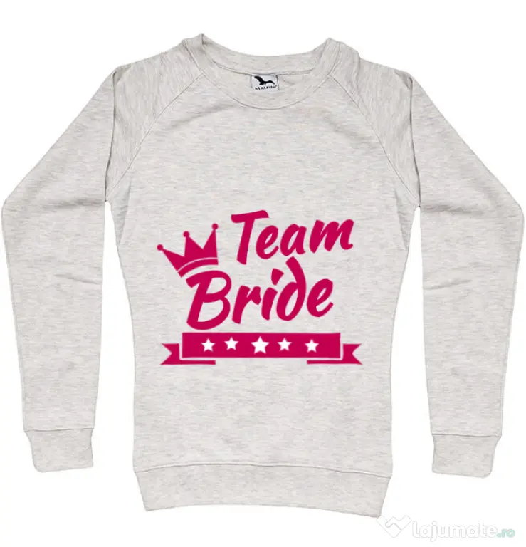Bluza Petrecerea burlacitelor ADLER Team Bride Migdala melanj