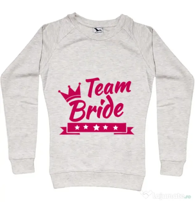 Bluza Petrecerea burlacitelor ADLER Team Bride Migdala melanj