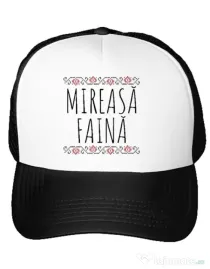 Sapca personalizata Mireasa  Mireasa faina Alb