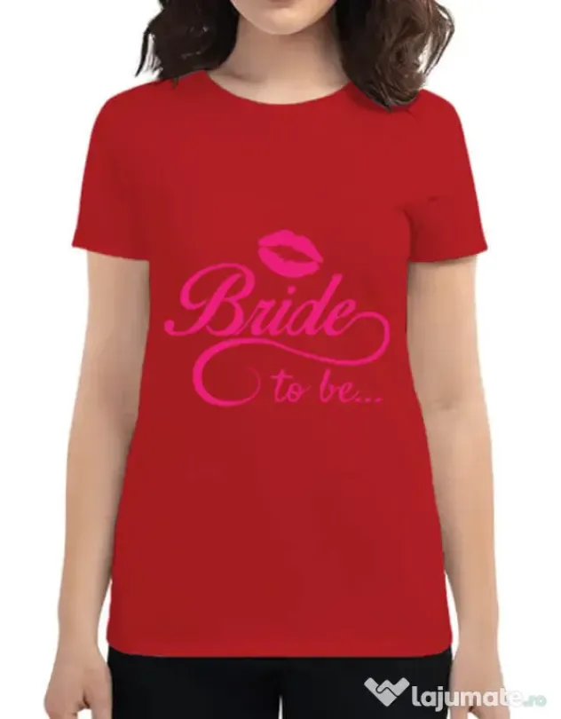 Tricou Mireasa ADLER Bride to be Rosu
