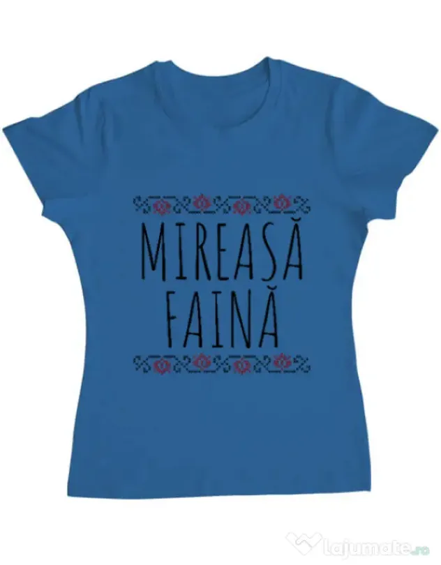 Tricou Mireasa ADLER Mireasa faina Albastru azuriu