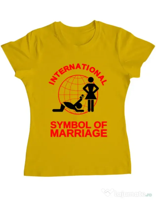 Tricou Mireasa ADLER Symbol of marriage Galben