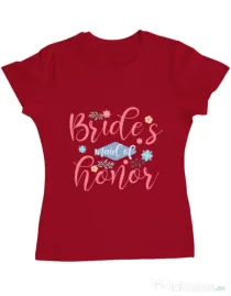 Tricou Petrecerea burlacitelor ADLER Brides maid of honor Rosu