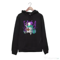 Hanorac personalizat negru unisex Christmas Carol