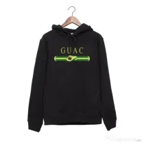 Hanorac personalizat negru unisex Guac