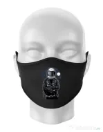 Masca personalizata reutilizabila Astronaut rebel Negru