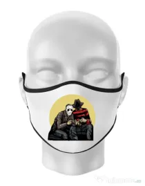 Masca personalizata reutilizabila Gamers Alb