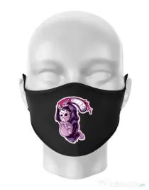 Masca personalizata reutilizabila Kong revenge Negru