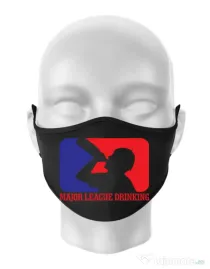 Masca personalizata reutilizabila Major league Negru