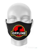 Masca personalizata reutilizabila Offline Negru