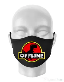 Masca personalizata reutilizabila Offline Negru
