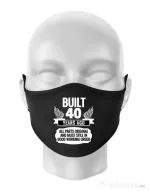 Masca personalizata reutilizabila Original parts Negru