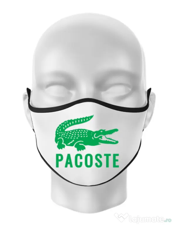 Masca personalizata reutilizabila Pacoste Alb
