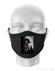 Masca personalizata reutilizabila Solitude Negru