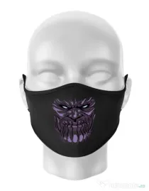 Masca personalizata reutilizabila Thanos mask Negru