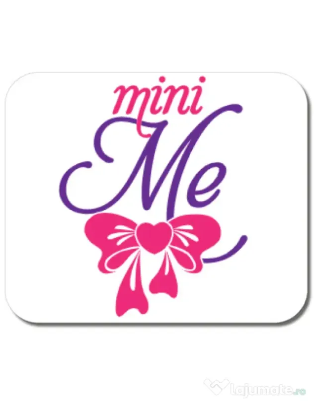 Mousepad personalizat Mini me Alb