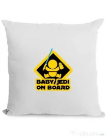 Perna personalizata Baby Jedi Alb