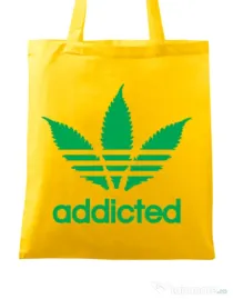 Sacosa din panza Addicted Galben