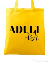 Sacosa din panza Adultish Galben