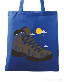 Sacosa din panza Adventure Boot Albastru regal