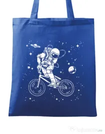 Sacosa din panza Astronaut Bmx Albastru regal