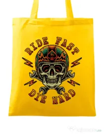 Sacosa din panza Bad rider Galben