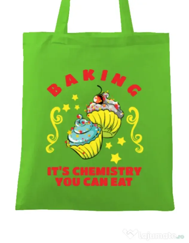 Sacosa din panza Baking Verde mar