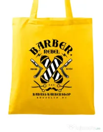 Sacosa din panza Barber Rebel II Galben