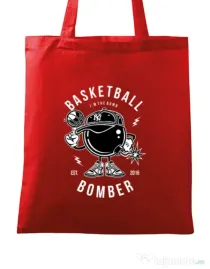 Sacosa din panza Basketball Bomber Rosu