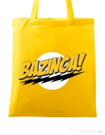 Sacosa din panza Bazinga Galben