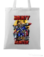 Sacosa din panza Bounty hunter Alb