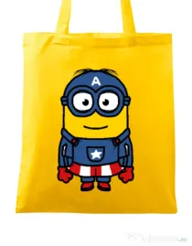 Sacosa din panza Captain minion Galben