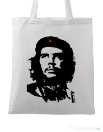 Sacosa din panza Che Guevara Alb
