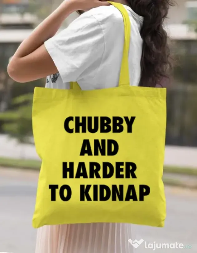 Sacosa din panza Chubby Galben