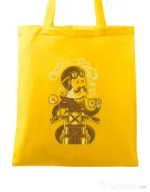 Sacosa din panza Coffee Racer Galben