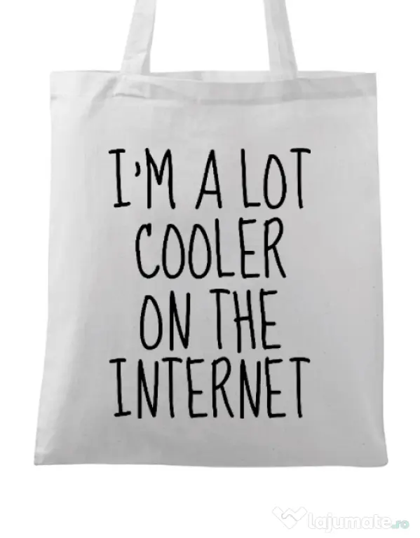 Sacosa din panza Cooler on the internet Alb