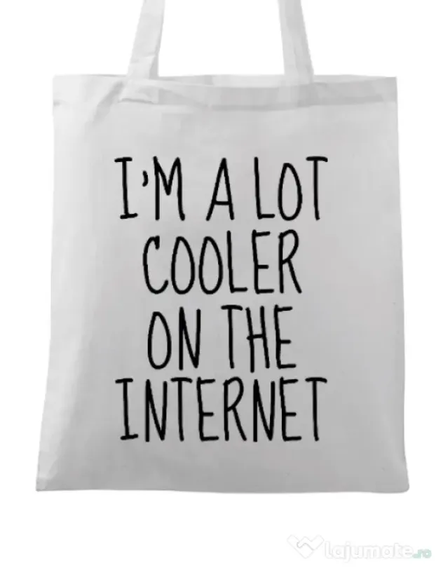 Sacosa din panza Cooler on the internet Alb