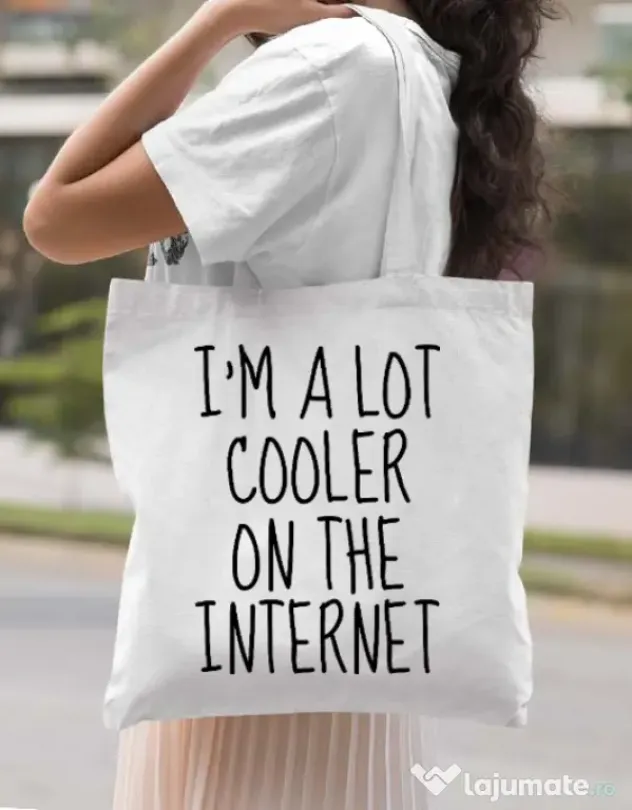 Sacosa din panza Cooler on the internet Alb