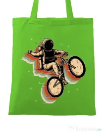 Sacosa din panza Cycling space Verde mar