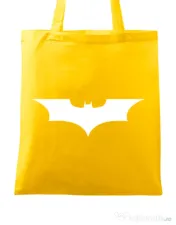 Sacosa din panza Dark knight Galben
